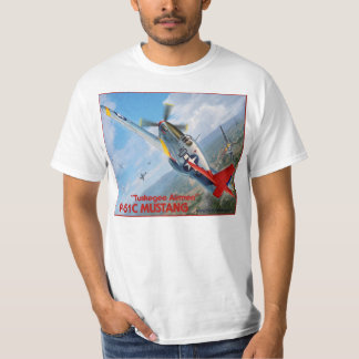 Tuskegee Airmen P-51 Mustang T-shirt