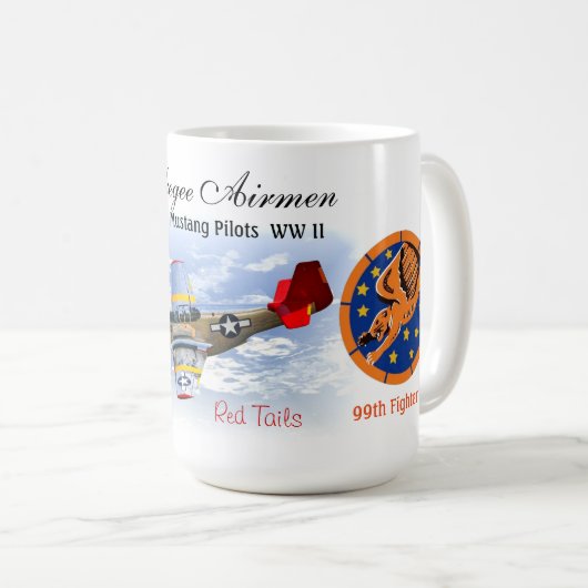Tuskegee Airmen - P-51C-piloten Koffiemok (Voorkant rechts)