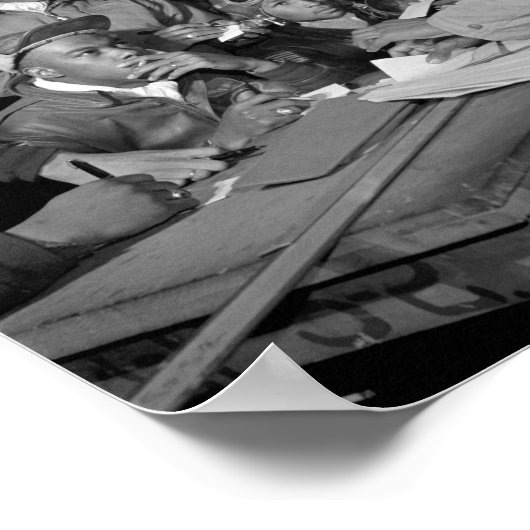 Tuskegee Airmen Planning Session - Italië - 1945 Poster (Hoek)