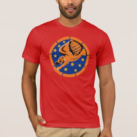 Tuskegee Airmen Red Tails 99th Fighter Squadron T-shirt (Voorkant)