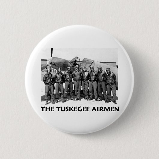 Tuskegee Airmen Ronde Button 5,7 Cm (Voorkant)
