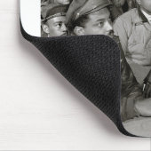 Tuskegee Airmen tijdens Briefing Tweede Wereldoorl Muismat (Hoek)