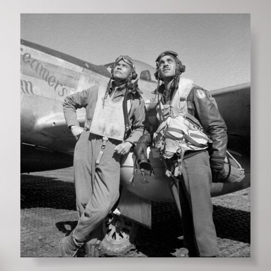 Tuskegee Airmen - Tweede Wereldoorlog Poster (Voorkant)