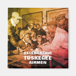 TUSKEGEE AIRMEN vieren Magneet