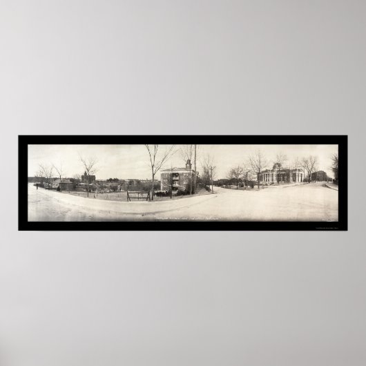 Tuskegee Panoramic Photo 1916 Poster (Voorkant)