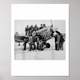  Tuskegee piloten VS Black History World Wa Poster