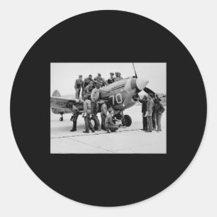  Tuskegee piloten VS Black History World Wa Ronde Sticker