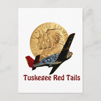 Tuskegee Red tail Briefkaart