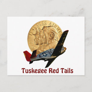 Tuskegee Red tail Briefkaart