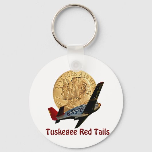 Tuskegee Red tail Sleutelhanger (Voorkant)