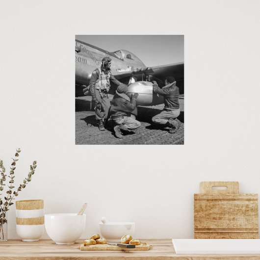 Tuskegee Tweak: 1945 Poster (Keuken)