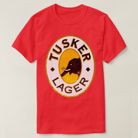 Tusker lager Long T-shirt (Design voorkant)