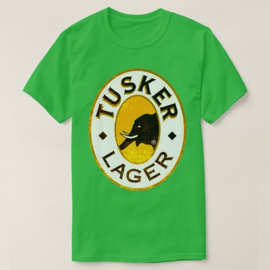Tusker lager Long T-shirt (Design voorkant)