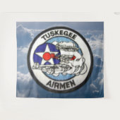 TUSKGEE AIRMEN FOTO-ACHTERGROND WANDKLEED (Voorkant (horizontaal))