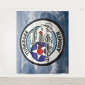 TUSKGEE LUCHTVAARTFOTO-ACHTERGROND WANDKLEED (Voorkant)