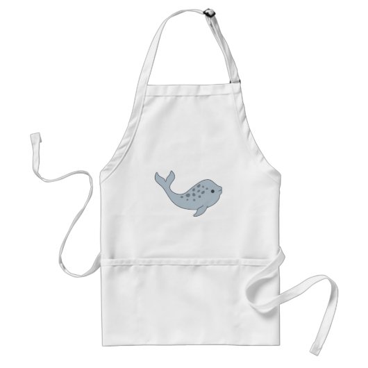 Tuskless Narwhal Apron Standaard Schort (Voorkant)
