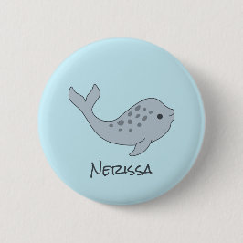 Tuskless Narwhal Naam Button