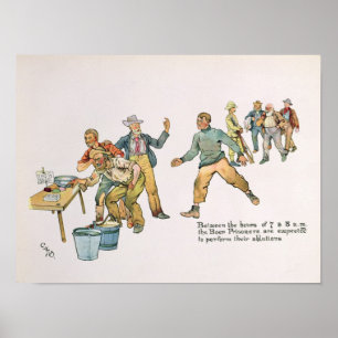 Tussen 7 en 8 uur poster