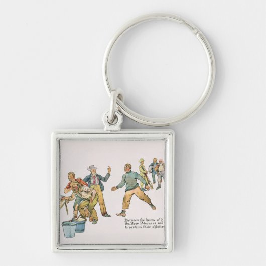 Tussen 7 en 8 uur sleutelhanger (Voorkant)