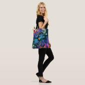 ...tussen bladeren en kleuren tote bag (Op model)