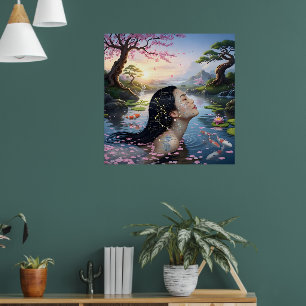 "Tussen Bloesem en Formule" – Een digitaal portret Poster