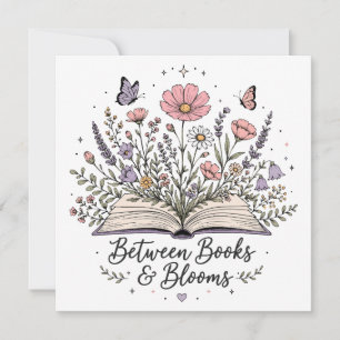 Tussen boeken en bloesems boek liefhebber lezer kaart