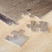 Tussen de Aspens Twee Wolven in Winter Sneeuwkunst Legpuzzel (Zijkant)