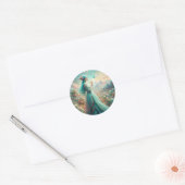 Tussen de bloemen ronde sticker (Envelop)