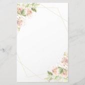 Tussen de bloemen The schort Bruidsfeest spelkaart Flyer (Achterkant)