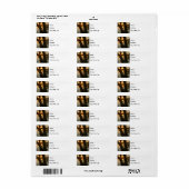 Tussen de bomen en de Adresetiketten Etiket (Full Sheet)