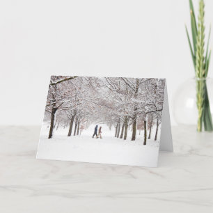 Tussen de Bomen Feestdagen Kaart