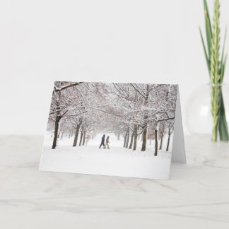 Tussen de Bomen Feestdagen Kaart