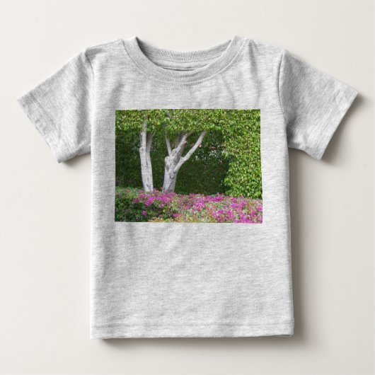 Tussen de bomen roze en groen (Voorkant)