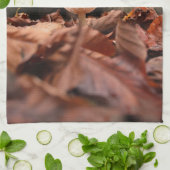 Tussen de boomstammen theedoek (Gevouwen)