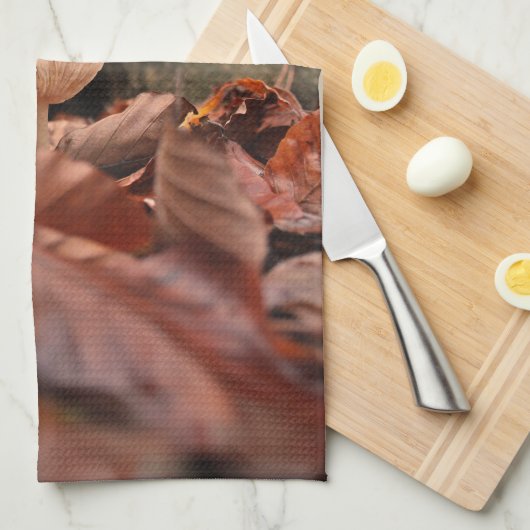 Tussen de boomstammen theedoek (Quarter Fold)