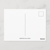 Tussen de eiken (winter) briefkaart (Achterkant)