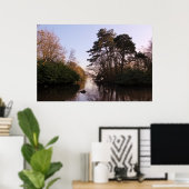 Tussen de eilanden, Roath Park Lake, Cardiff. Poster (Thuiskantoor)
