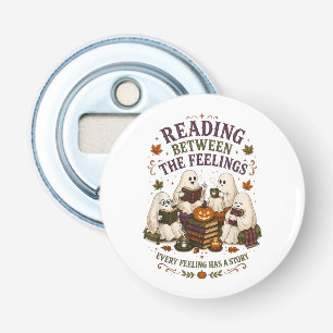 Tussen de Gevoelens Lezen Geestenlezers Button Flesopener