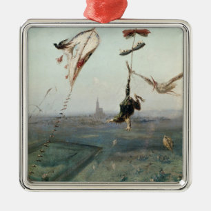 Tussen de hemel en de aarde, 1862 metalen ornament