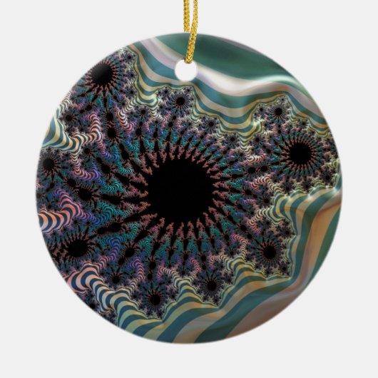 Tussen de keramische decoratie van vouwen (Voorkant)