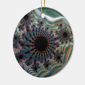 Tussen de keramische decoratie van vouwen (Links)