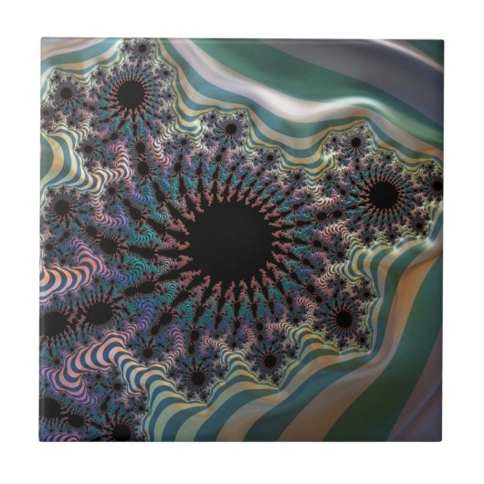 Tussen de keramische flacon met vouwen tegeltje (Voorkant)