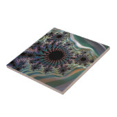 Tussen de keramische flacon met vouwen tegeltje (Zijkant)