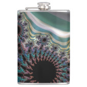 Tussen de kolf van het vouwvat heupfles (Voorkant)