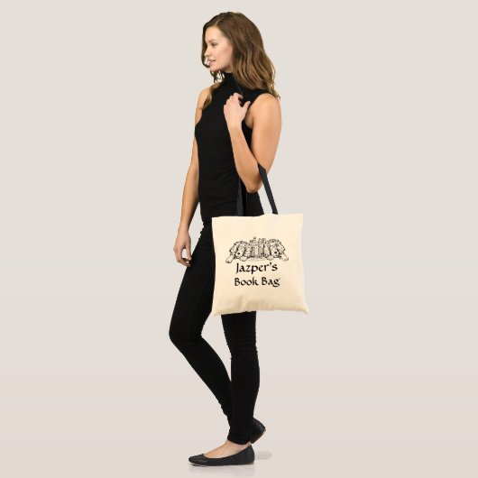 Tussen de ledenboekzak tote bag (Voorkant (model))