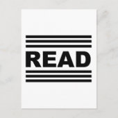 Tussen de lijnen lezen briefkaart (Voorkant)