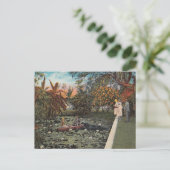 Tussen de Lillies en Palmen van Florida Briefkaart (Staand voorkant)
