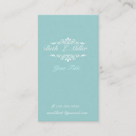 Tussen de moderne elegante artistieke professional afsprakenkaartje