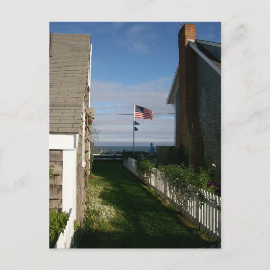 Tussen de onderbrekingen in Sconset Briefkaart (Voorkant)