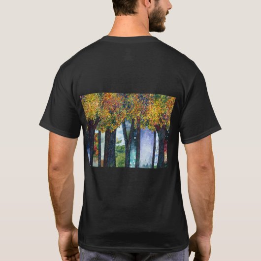 Tussen de plaatsen II Kleding met Logo T-shirt (Achterkant)